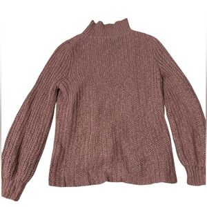Lucky Brand Women's Turtleneck Sweater - Dusty Rose